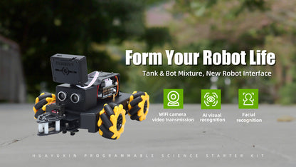 UNO AI Vision Mechanical Gripper Micro Wheel Cart