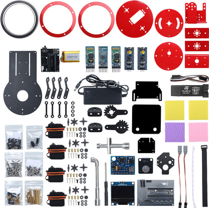 Tscinbuny Smart Four-axis App and Gesture Control 4DOF Mechanical Robot Arm for School STEM Project