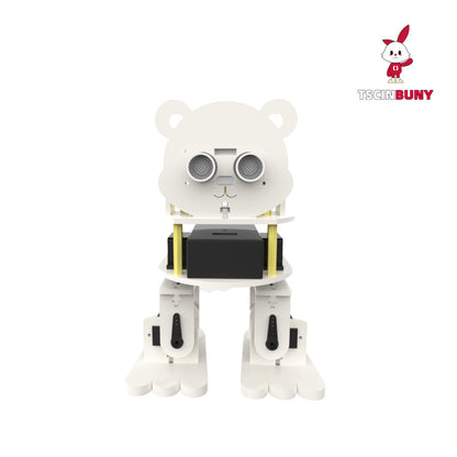 TSCINBUNY Cute Panda Robot, suitable as a holiday gift for children and teenagers as well as educational institutions, supporting programming tools and app control.