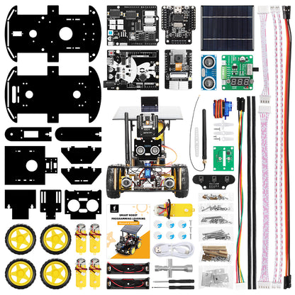 ESP32 Camera Robot For Arduino Solar Tracking Kit