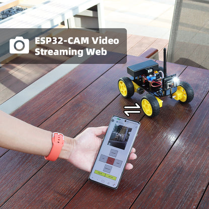 ESP32 Camera Robot Car Kit For Arduino Starter