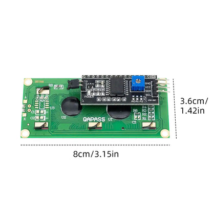 LCD1602 I2C Display Module Blue Screen