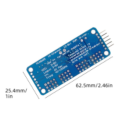 PCA9685PW 16 Channel 12-Bit PWM Servo Driver I2CModule For Raspberry Pi