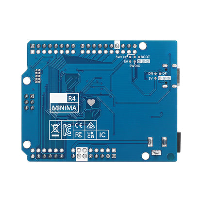 Improved Version Development Board for Arduino Uno R4 Minima