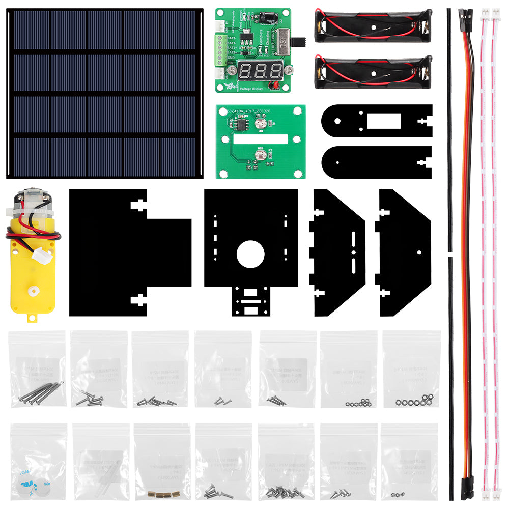 Solar Kit Arduino Solar Charging Panel Kit without Chassis For Arduino Education & Maker ...