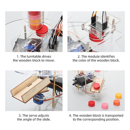 Programmable Color Recognition Experimental Device Kit