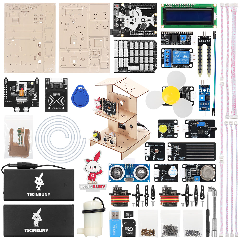 DIY STEM Electronic Component Kits for Arduino UNO R3 with ESP32 Camer ...