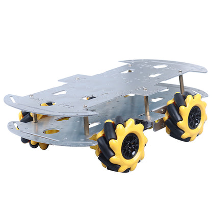 4WD Omni-wheel Robot Car Metal Chassis