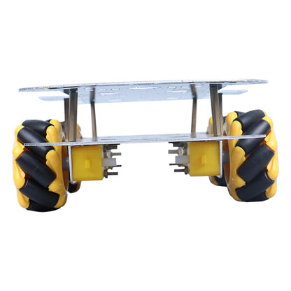 4WD Omni-wheel Robot Car Metal Chassis