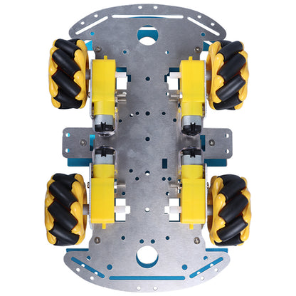 4WD Omni-wheel Robot Car Metal Chassis