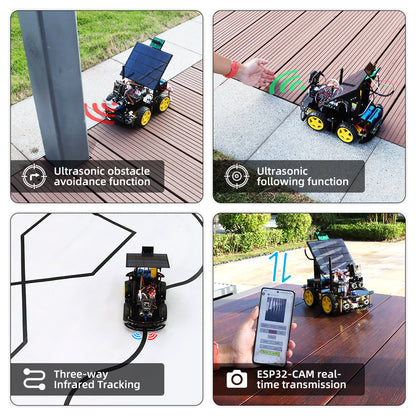 ESP32 Camera Robot For Arduino Solar Tracking Kit