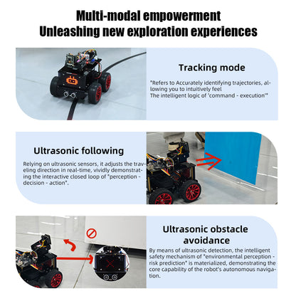 TSCINBUNY STM32 ROS Robot Car Kit with ESP32-CAM, DIY Programmable Electronic Robotics Assembly Model