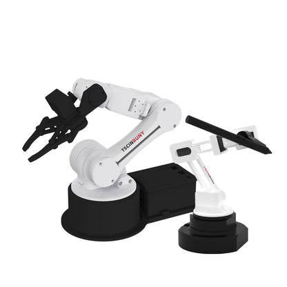 TSCINBUNY 6-DOF Master-Slave Teaching Robotic Arm Kit, Open-Source Robot Manipulator with Motion Recording & Playback