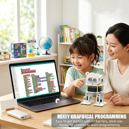 TSCINBUNY Cute Panda Robot, suitable as a holiday gift for children and teenagers as well as educational institutions, supporting programming tools and app control.