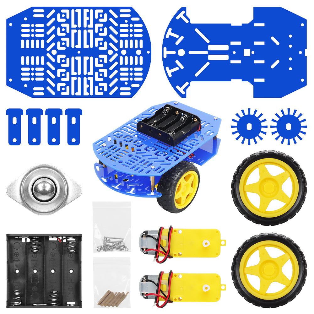 Arduino 2wd Robot 2WD Robot Car Acrylic Chassis – TSCINBUNY