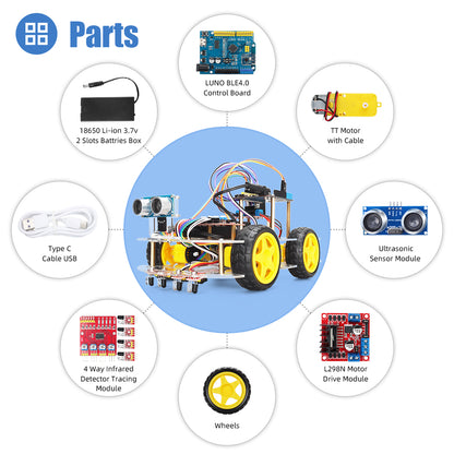 Robot Starter Kit for Arduino Project with App