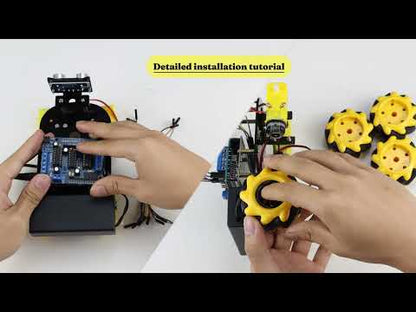 Arduino UNO R3 Robot Car Kit with McNamee Wheel Metal Chassis