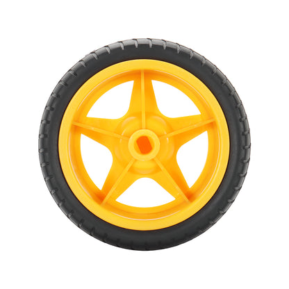 66mm Rubber Wheels Color Yellow