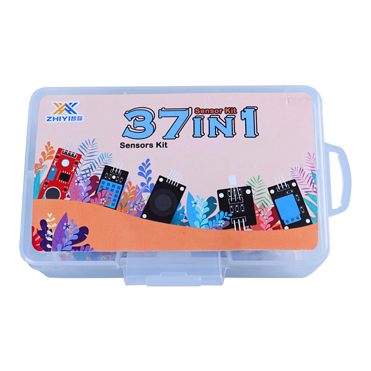 TSCINBUNY Arduino 2022 37-in-1 Portable Senor Kit IDE Programmable STEM School Educational Science Starter Kit